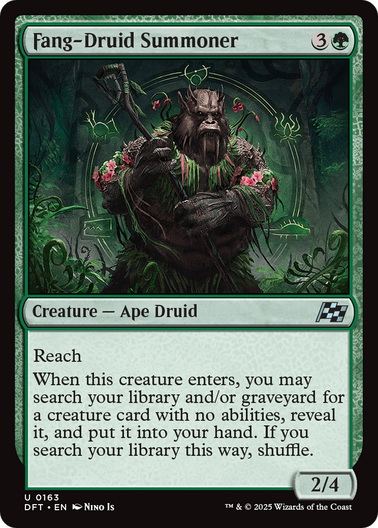 Fang-Druid Summoner - Foil