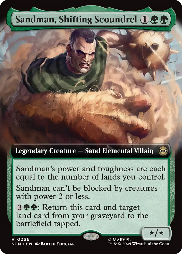 Sandman, Shifting Scoundrel (0266) (Extended Art) - Foil