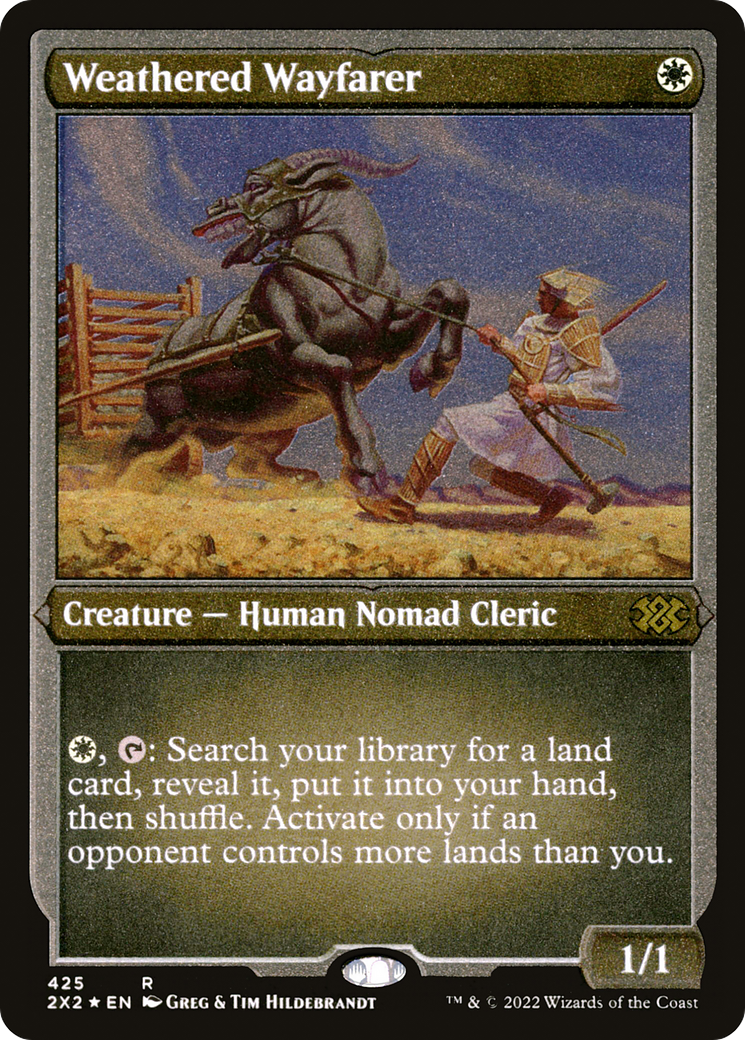 Weathered Wayfarer - Foil Etched