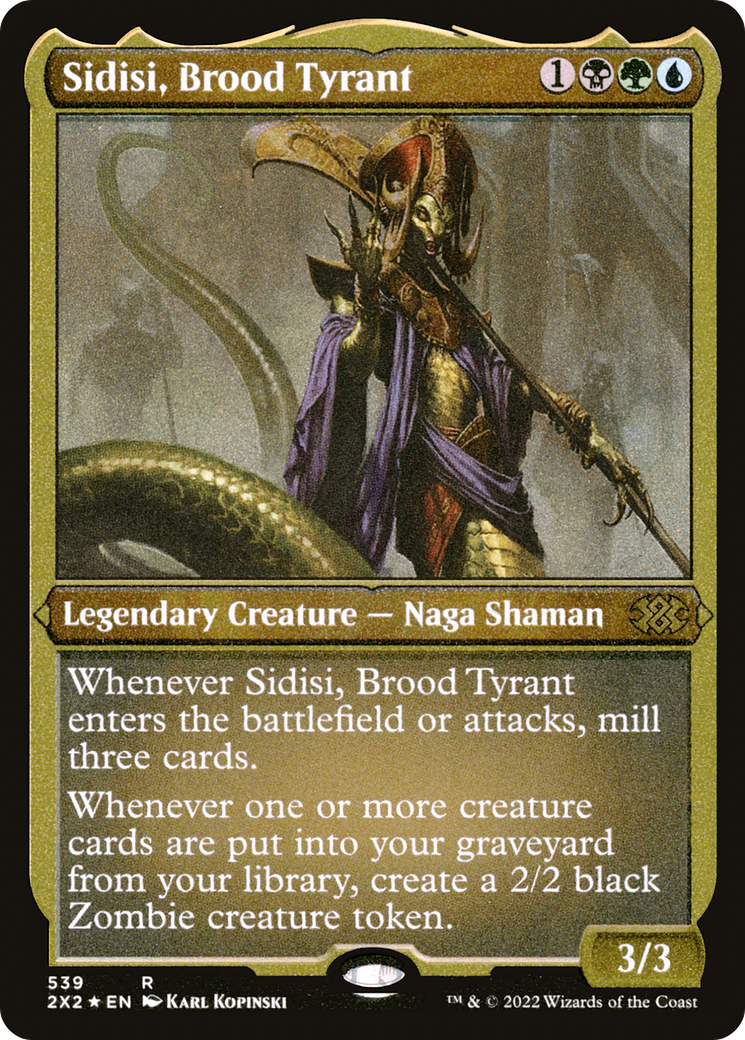 Sidisi, Brood Tyrant - Foil Etched