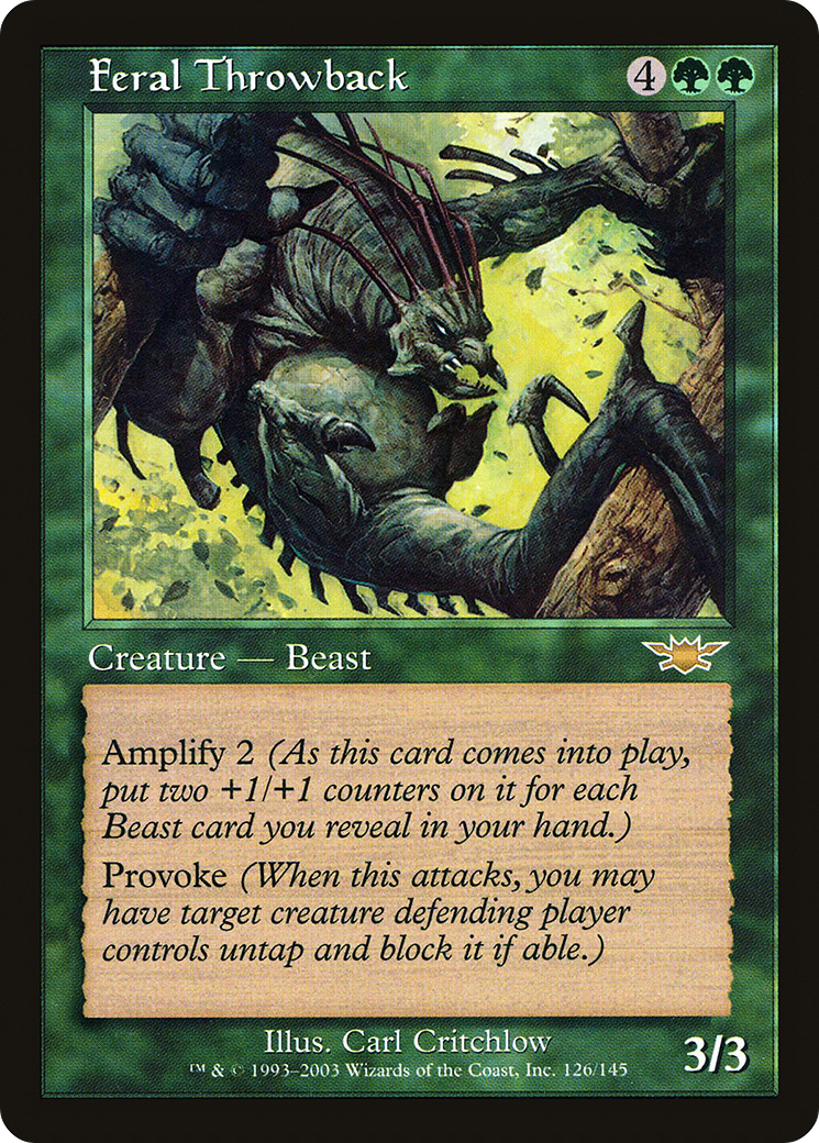 Feral Throwback - Foil