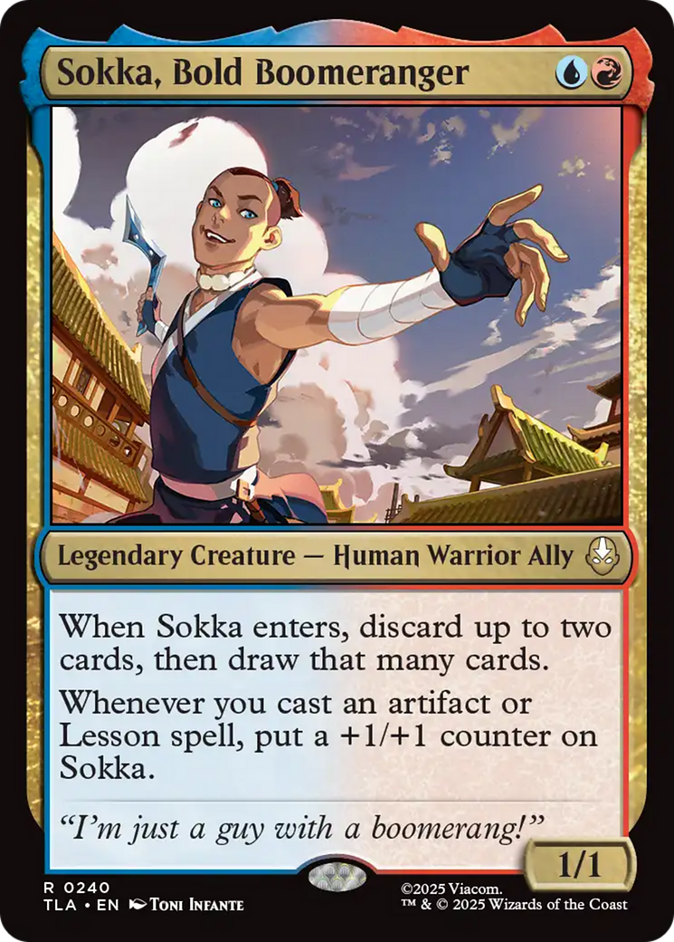 Sokka, Bold Boomeranger tla