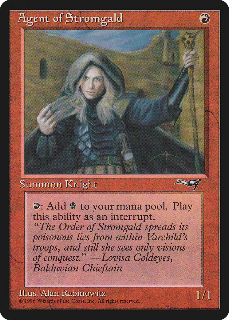 Agent of Stromgald (Staff)