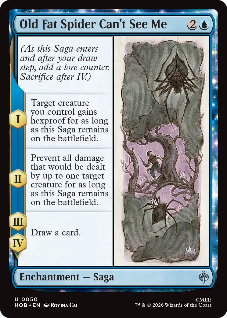 Old Fat Spider Can't See Me (HOB)