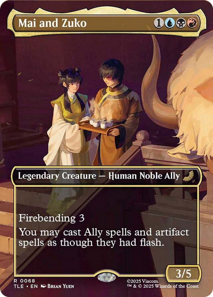 Mai and Zuko (0068) (Borderless) - Foil tle
