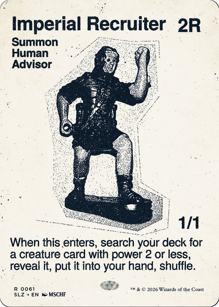 Imperial Recruiter (0061) (Showcase) (SLZ)