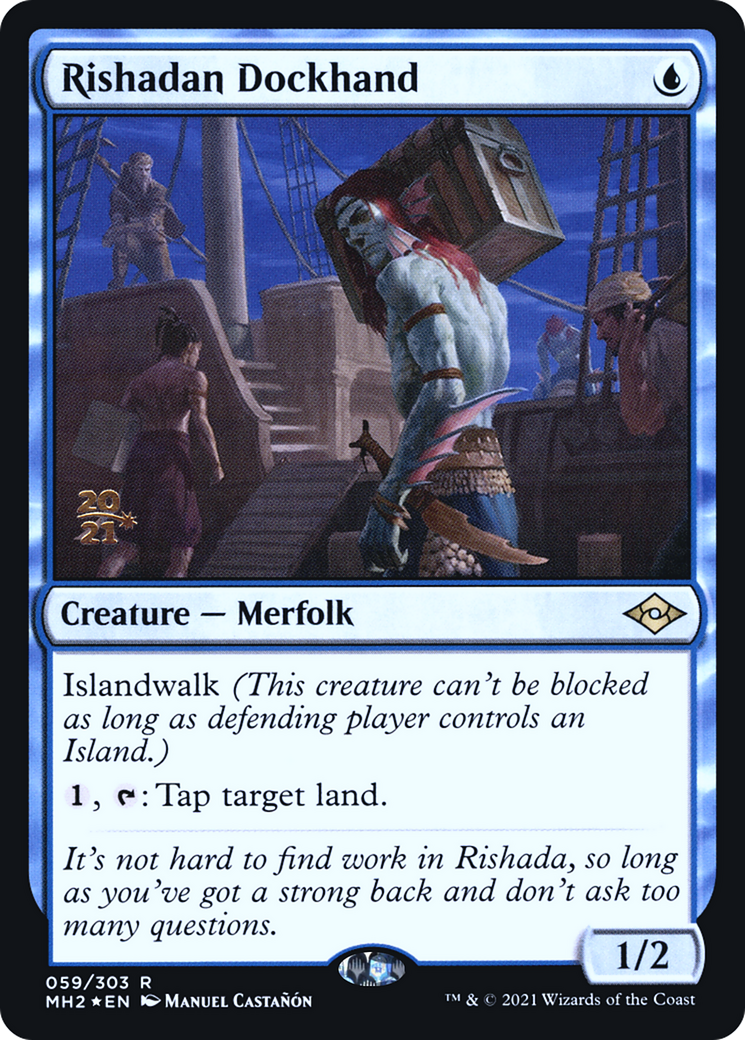 Rishadan Dockhand (059) (Prerelease) - Foil - Prerelease Promo