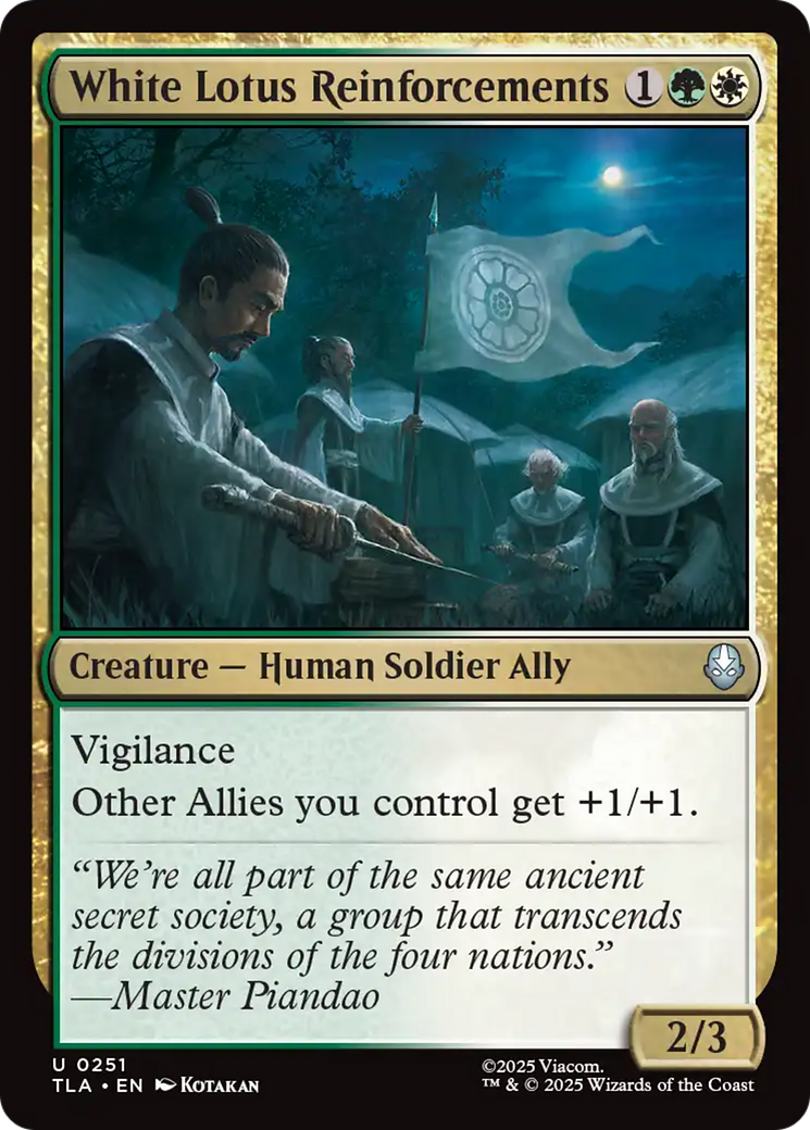 White Lotus Reinforcements - Foil tla