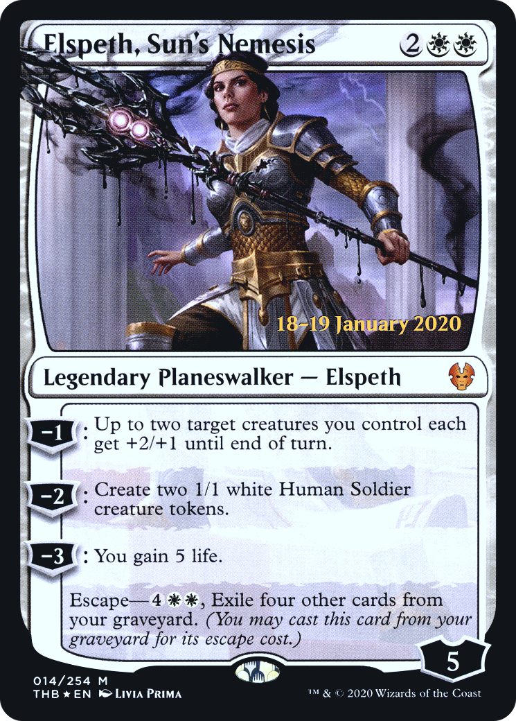 Elspeth, Sun's Nemesis (014) (Prerelease) - Foil