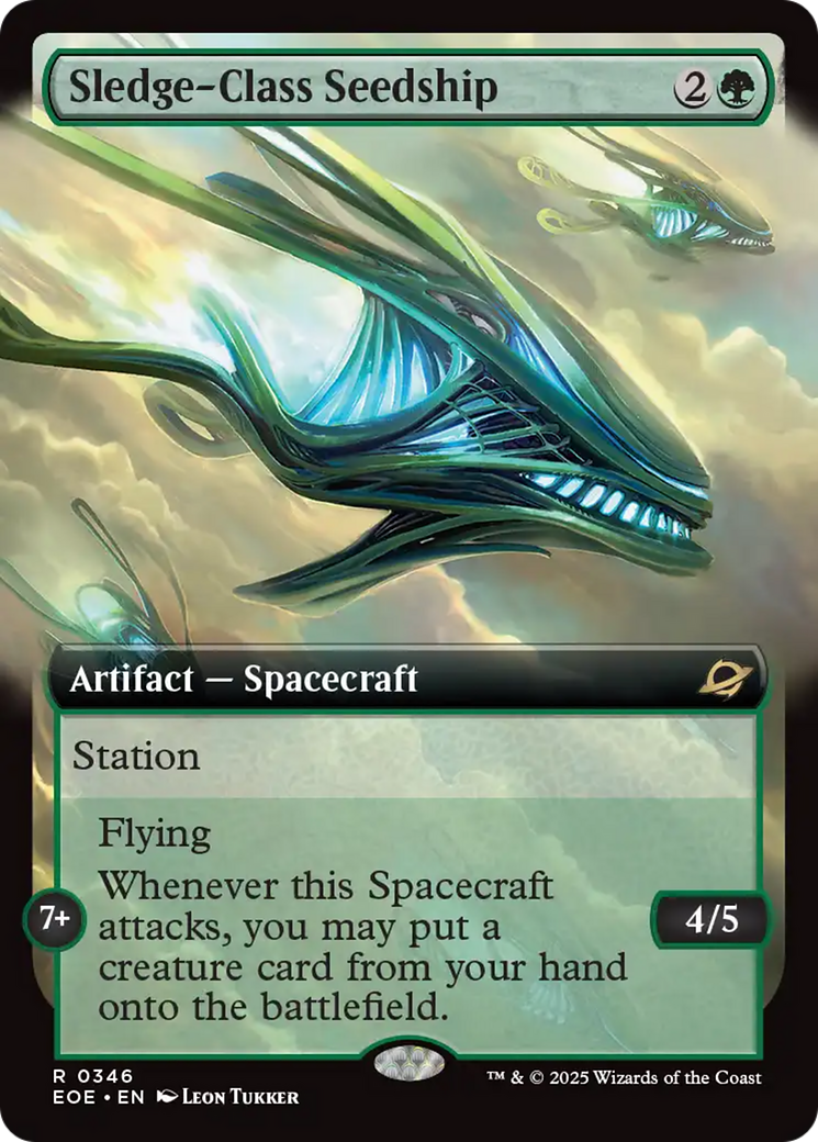 Sledge-Class Seedship (0346) (Extended Art) - Foil