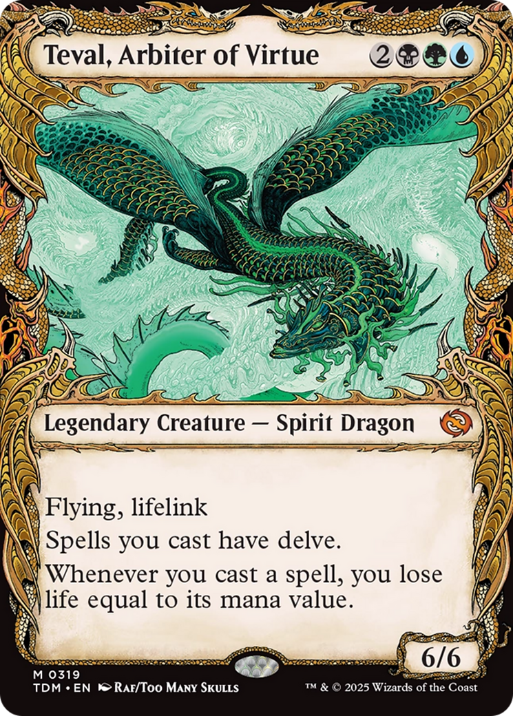 Teval, Arbiter of Virtue (0319) (Showcase) - Foil