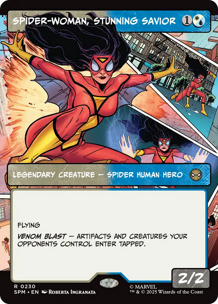 Spider-Woman, Stunning Savior (0230) (Borderless) - Foil