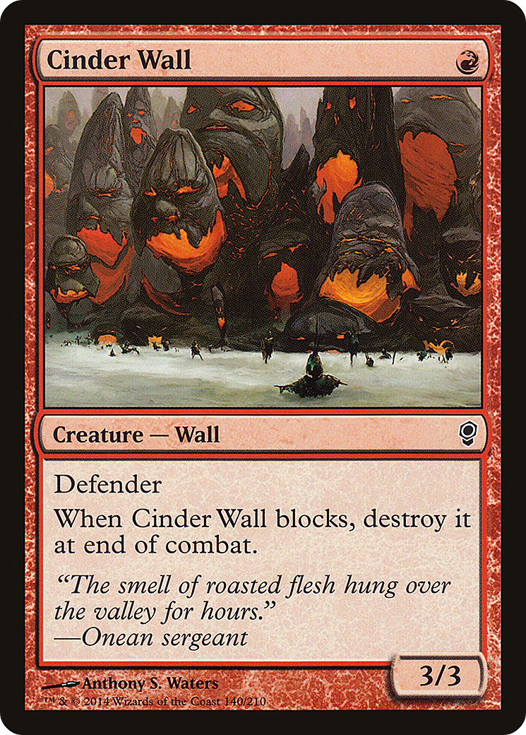 Cinder Wall - Foil