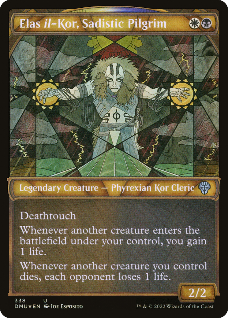 Elas il-Kor, Sadistic Pilgrim (338) (Showcase) - Textured Foil