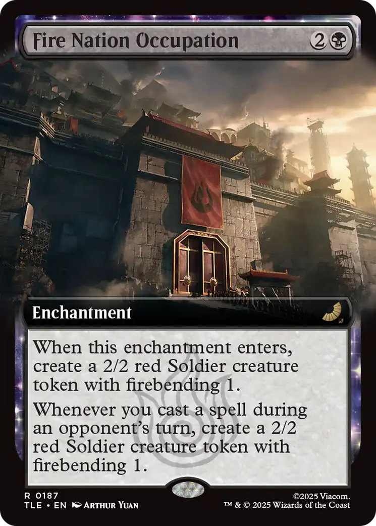 Fire Nation Occupation (0187) Extended Art - Foil tle