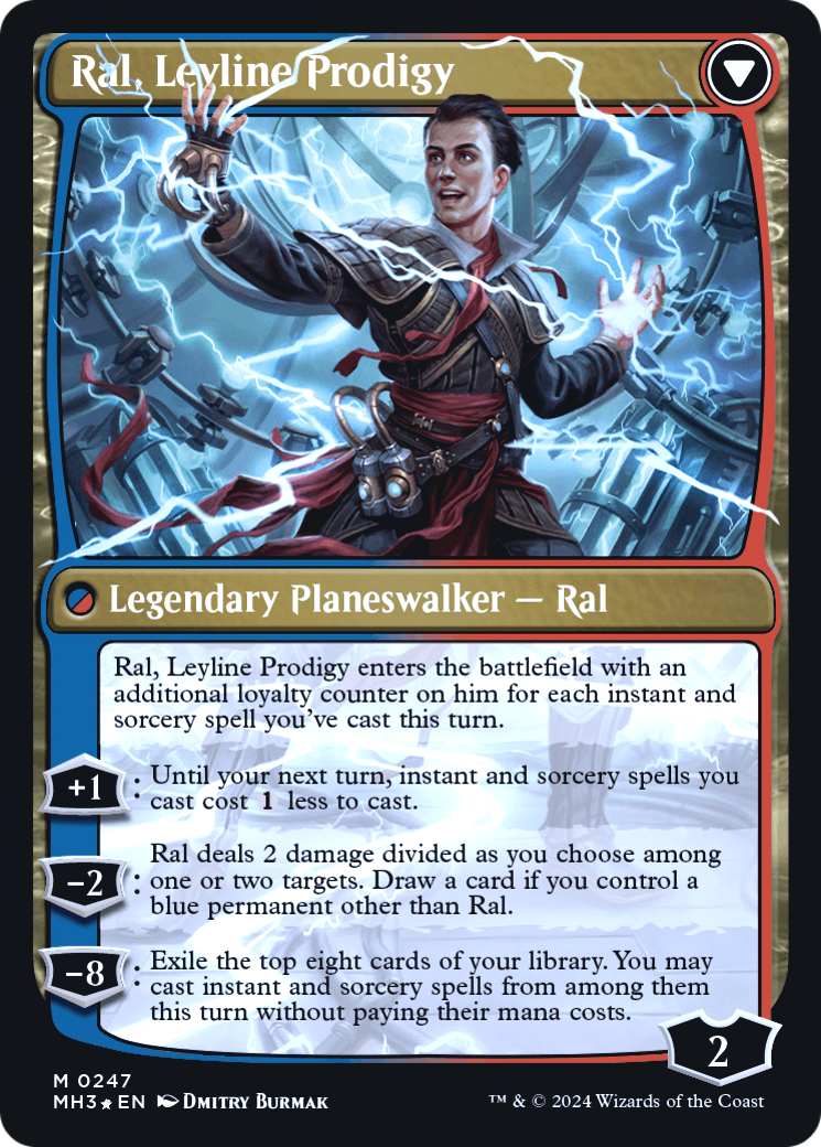 Ral, Monsoon Mage // Ral, Leyline Prodigy (0247) (Prerelease) (PMH3) - Foil
