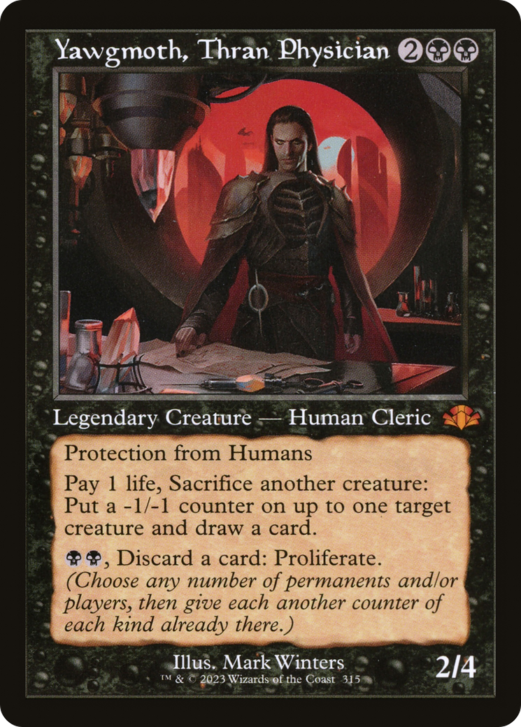 Yawgmoth, Thran Physician (315) (Retro Frame) - Foil