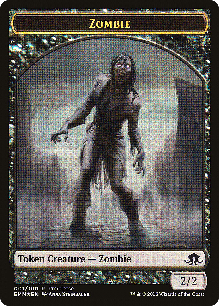 Zombie Token (001) (Prerelease) (PEMN) - Foil