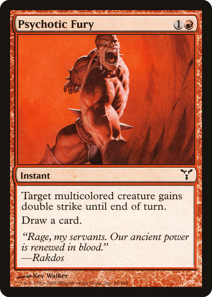 Psychotic Fury - Foil