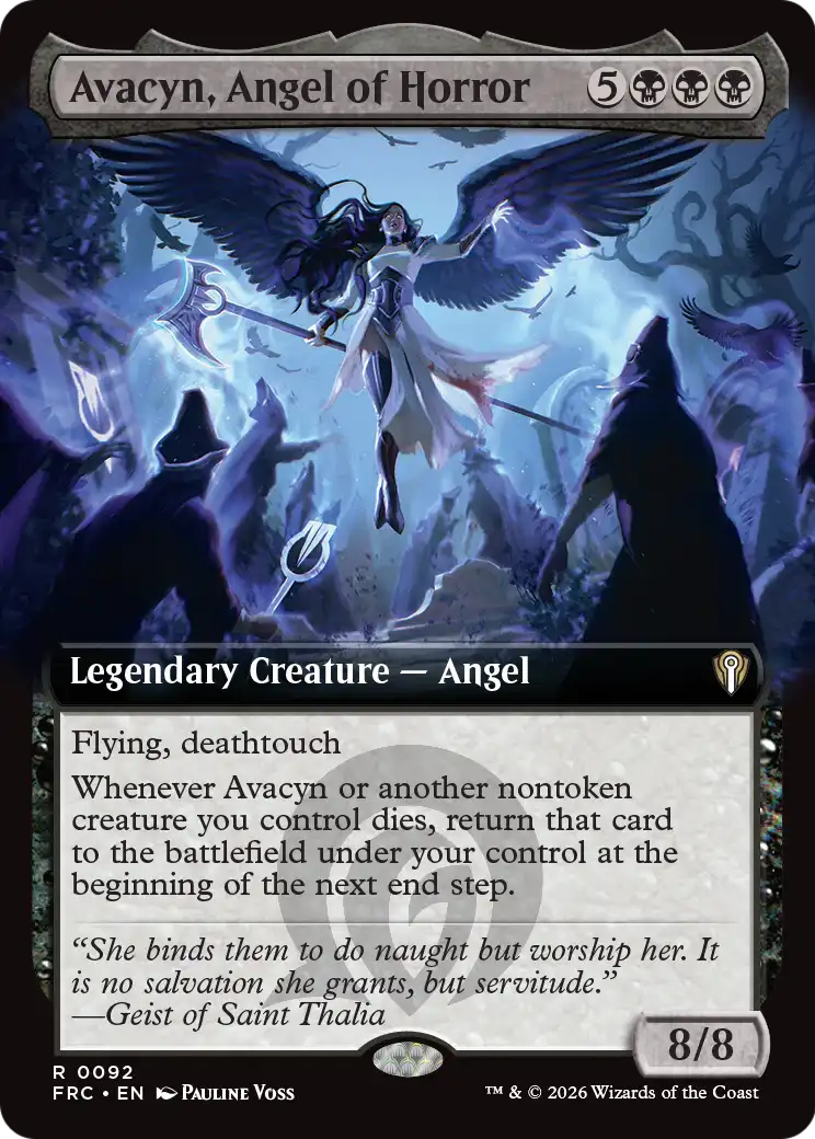Avacyn, Angel of Horror (0092) (Extended Art) (FRC)