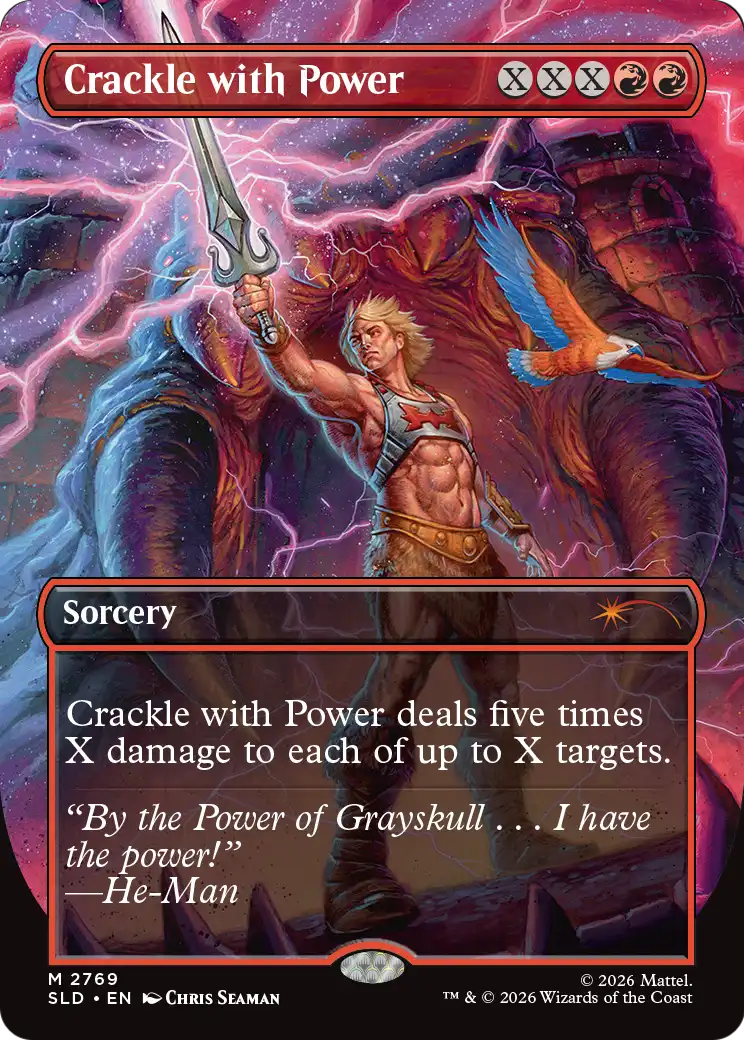 Crackle with Power (2769) (Borderless) (SLD) - Foil