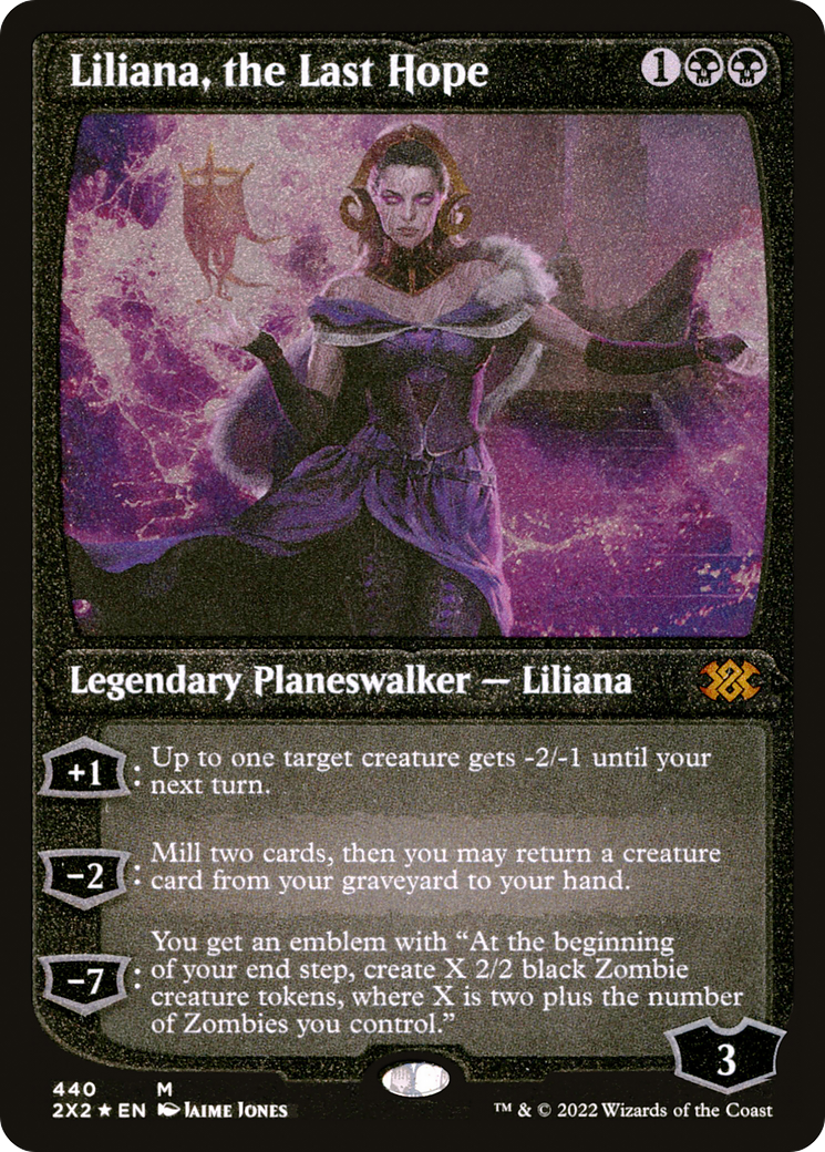 Liliana, the Last Hope - Foil Etched