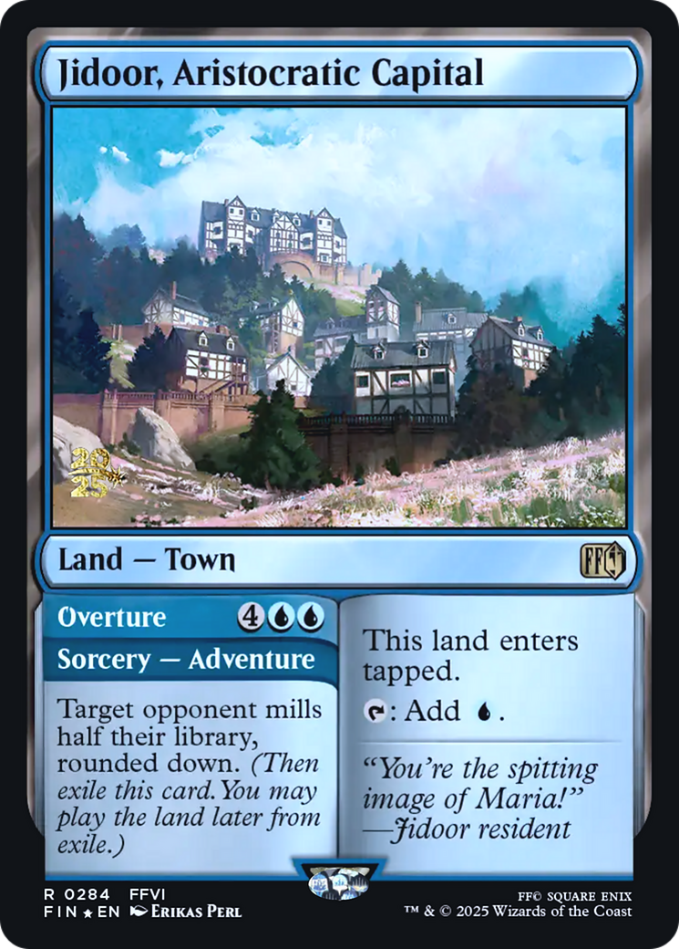 Jidoor, Aristocratic Capital // Overture (0284) (Prerelease) - Foil