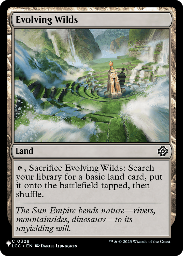 Evolving Wilds (LCC-0328) (PLST)