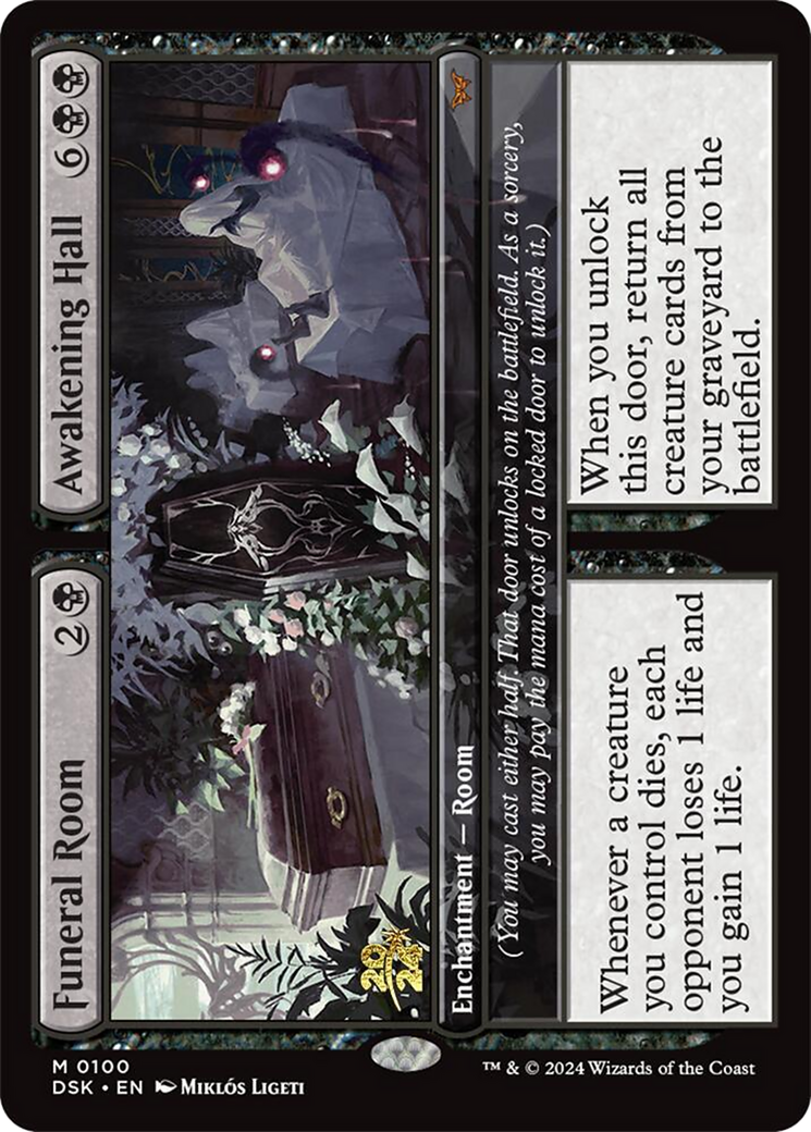 Funeral Room // Awakening Hall (0100) (Prerelease) - Foil