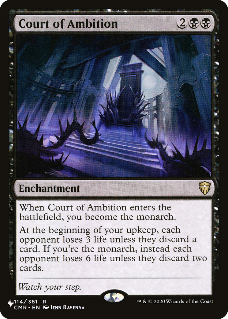 Court of Ambition (CMR-114) (PLST)