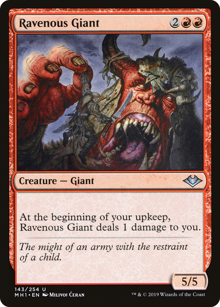 Ravenous Giant - Foil