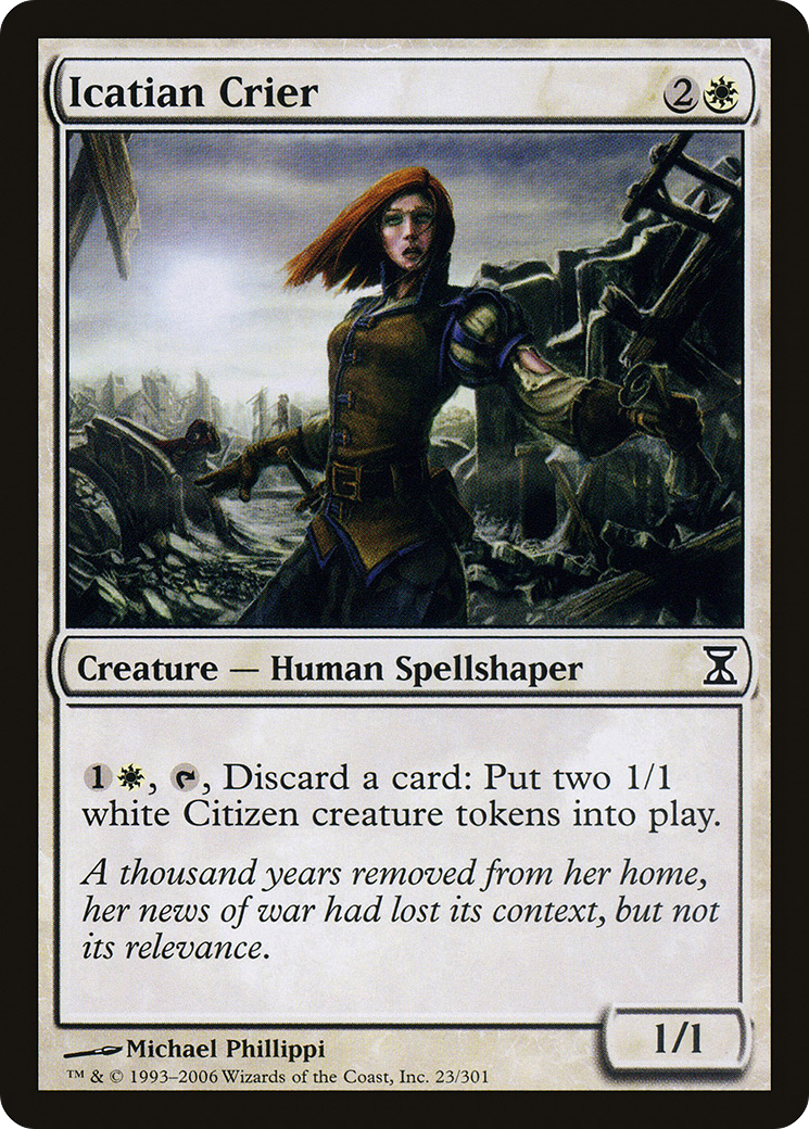 Icatian Crier - Foil