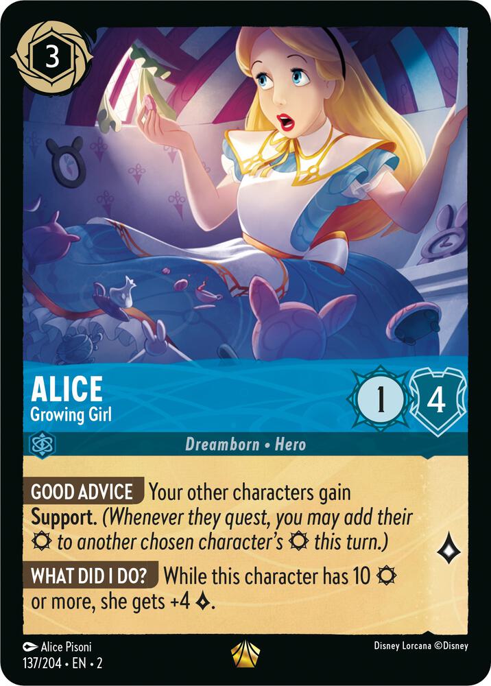 Alice, Growing Girl (0137) - Cold Foil