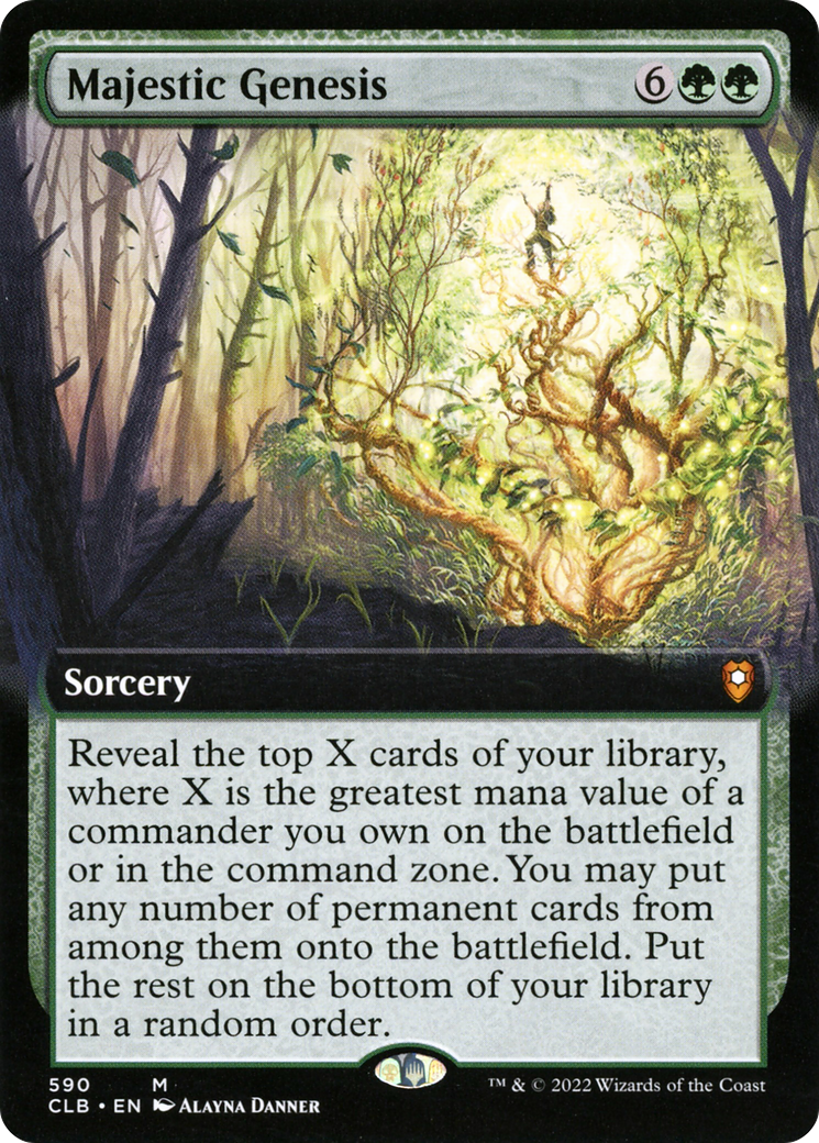 Majestic Genesis (590) (Extended Art) - Foil