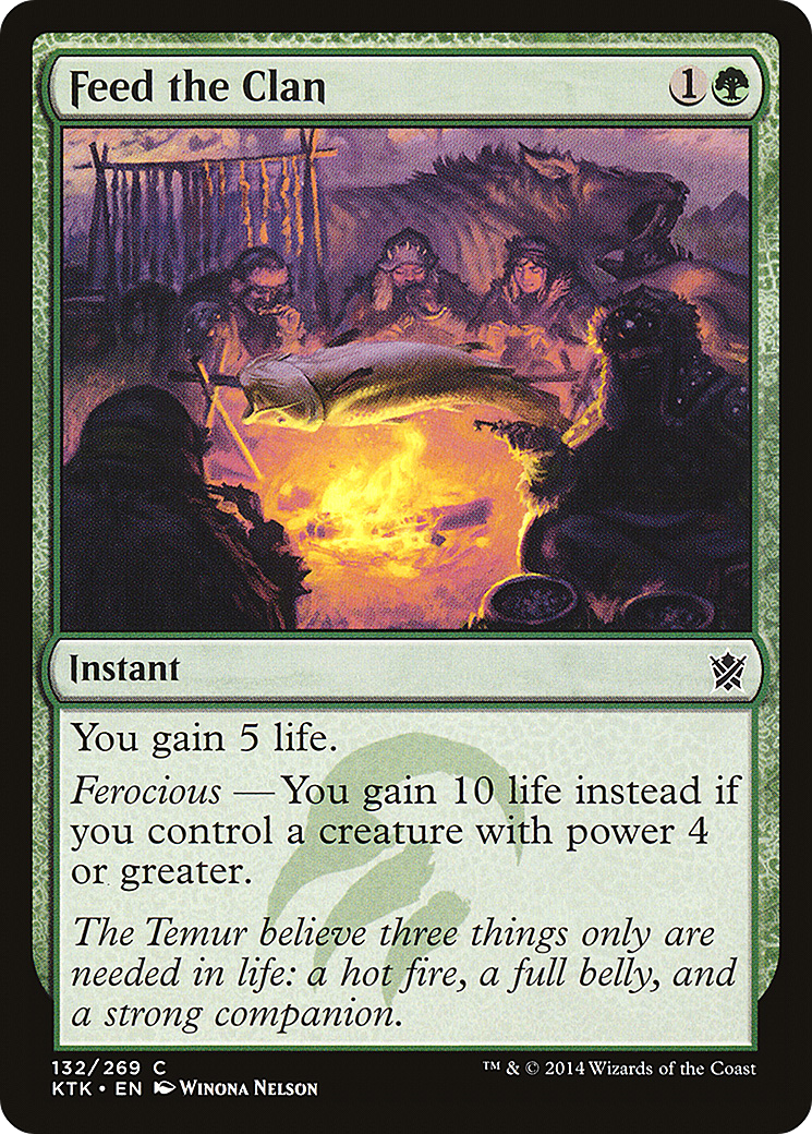Feed the Clan - Foil
