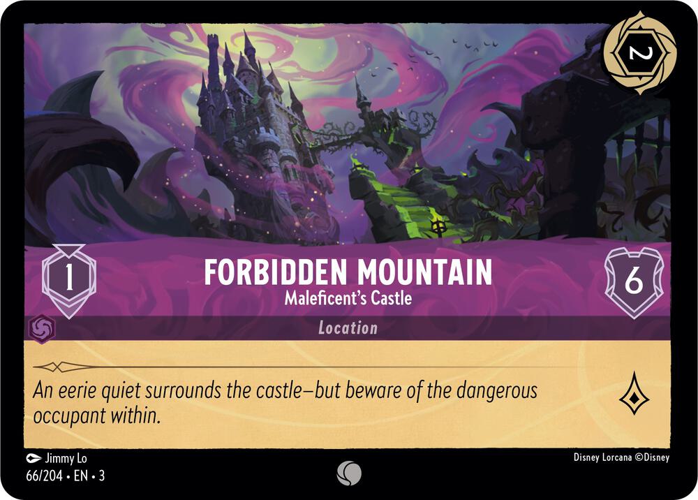 Forbidden Mountain, Maleficent's Castle (0066) - Cold Foil
