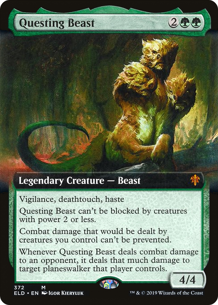 Questing Beast (372) (Extended Art) - Foil