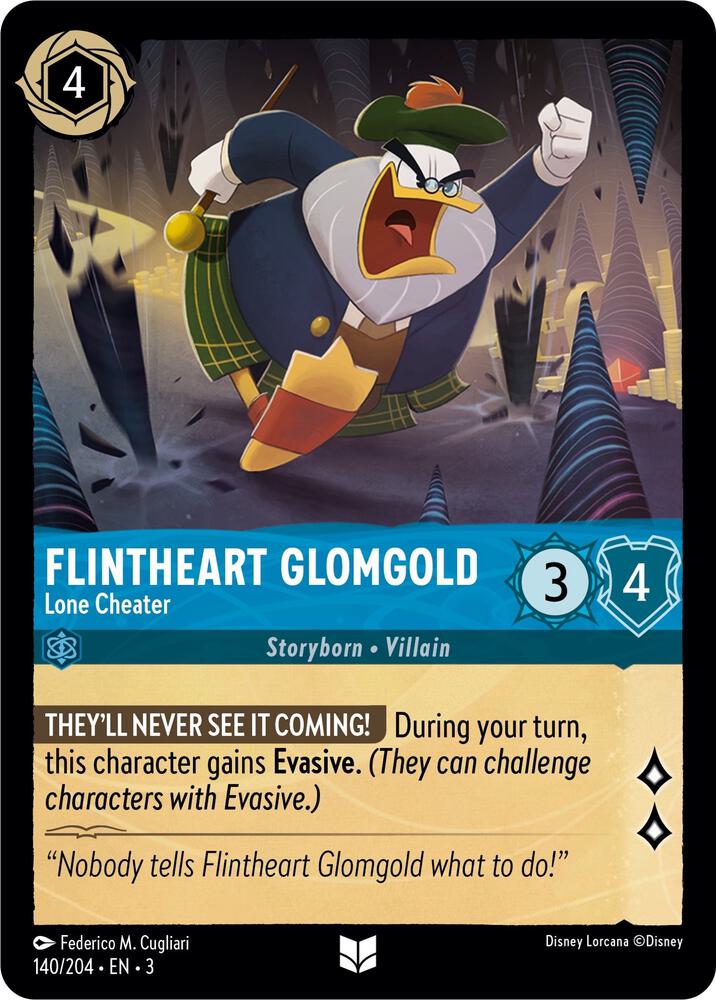 Flintheart Glomgold, Lone Cheater (0140)