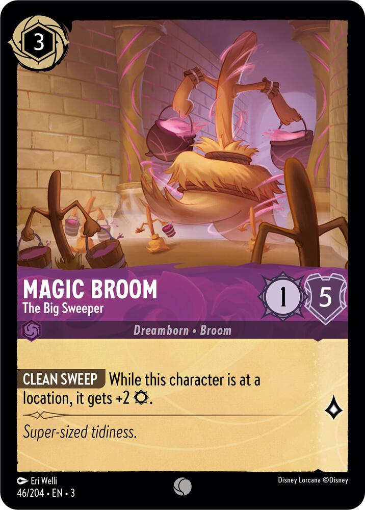 Magic Broom, The Big Sweeper (0046) - Cold Foil