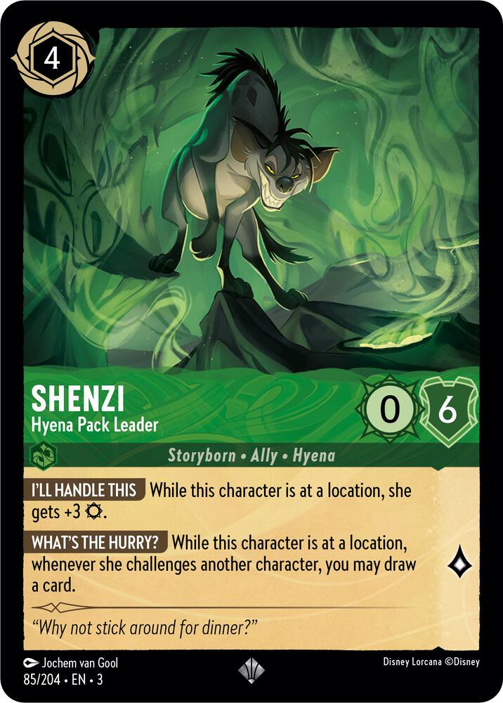 Shenzi, Hyena Pack Leader (0085) - Cold Foil
