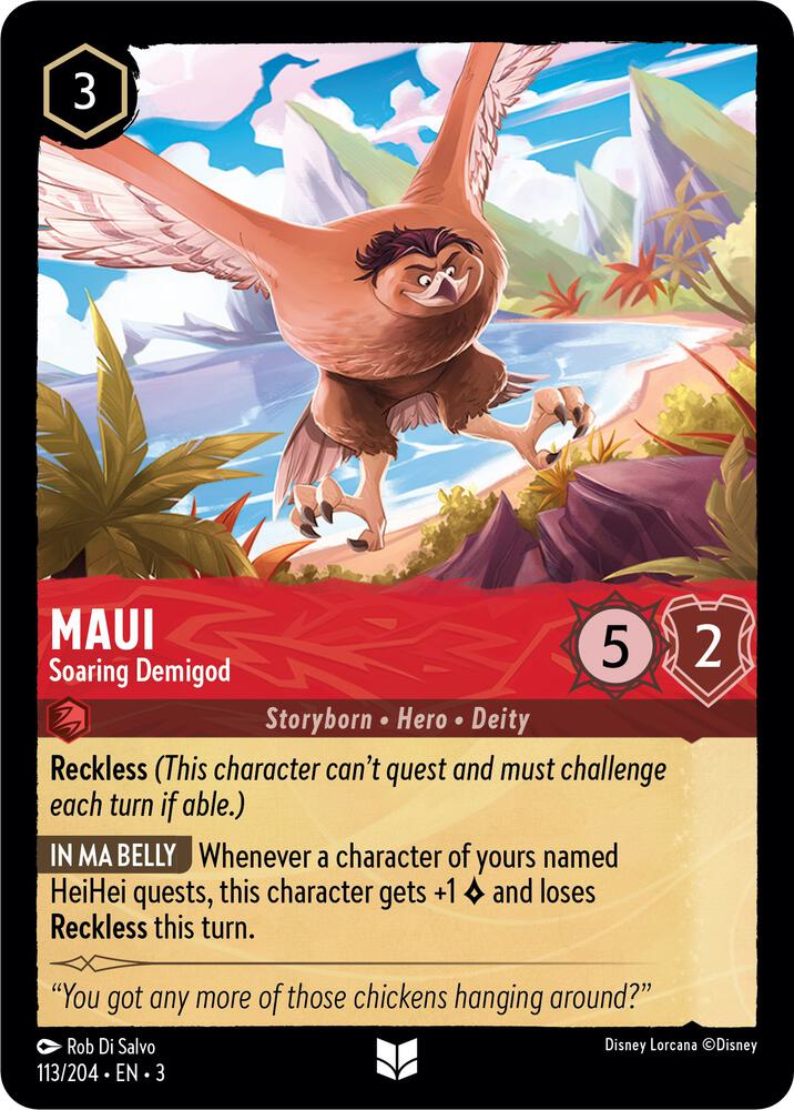 Maui, Soaring Demigod (0113) - Cold Foil