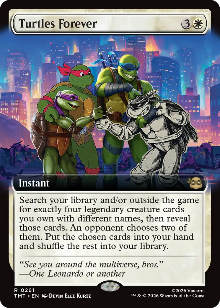 Turtles Forever (0261) (Extended Art) (TMT) - Foil