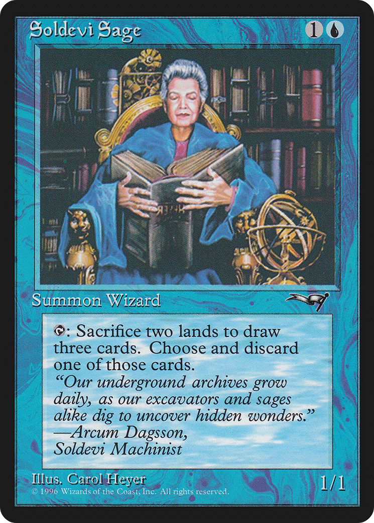 Soldevi Sage (Blue Robe)