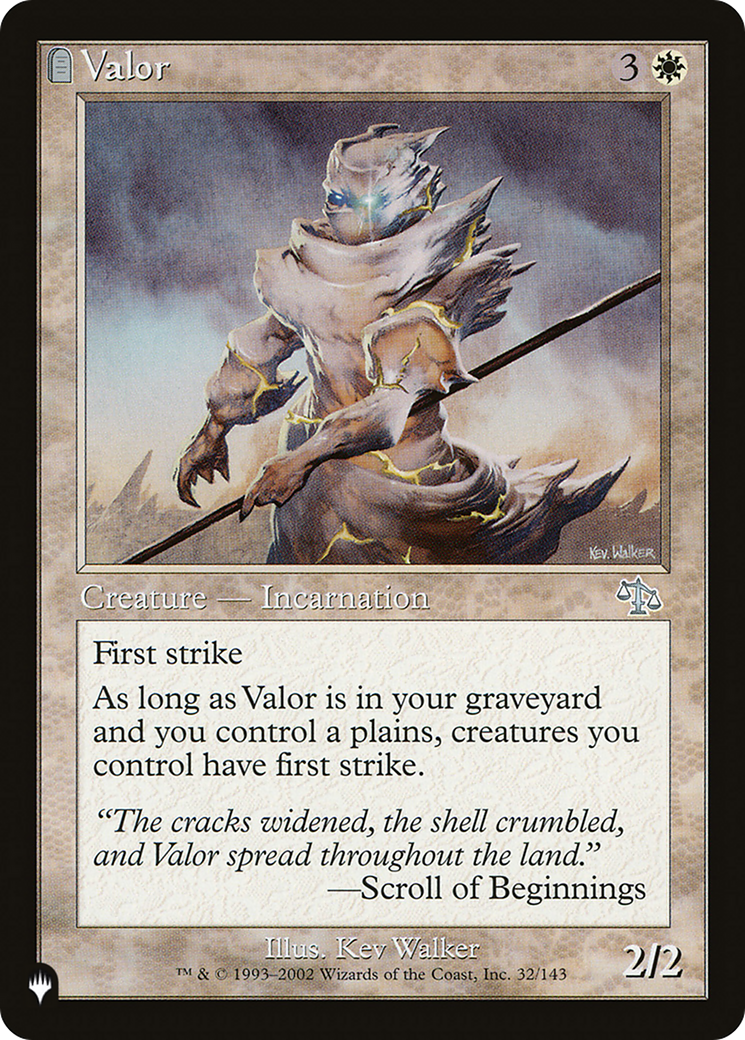 Valor (JUD-32) (Retro Frame) (PLST)