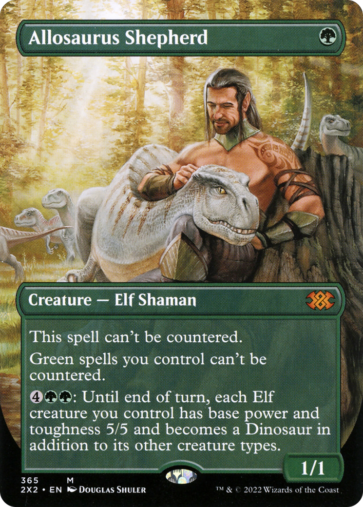 Allosaurus Shepherd (365) (Borderless) - Foil