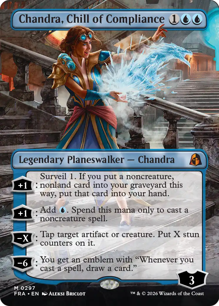 Chandra, Chill of Compliance (0297) (Borderless) (FRA) - Foil