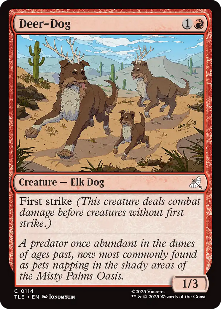 Deer-Dog tle