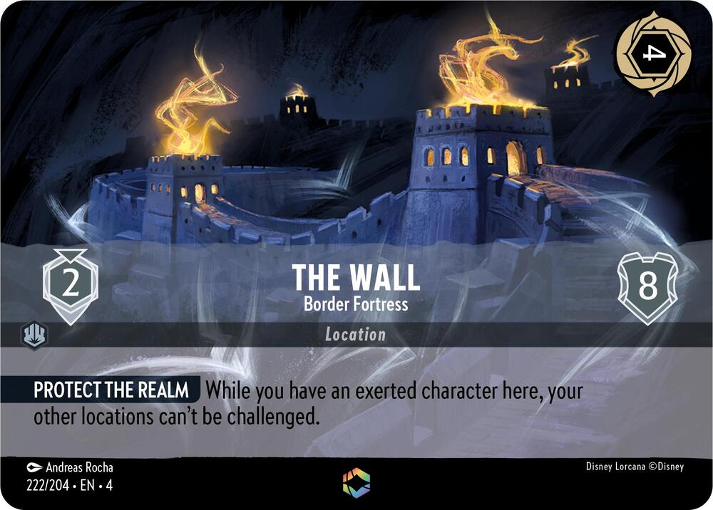 The Wall, Border Fortress (0222) (Enchanted) - Inkwash Foil