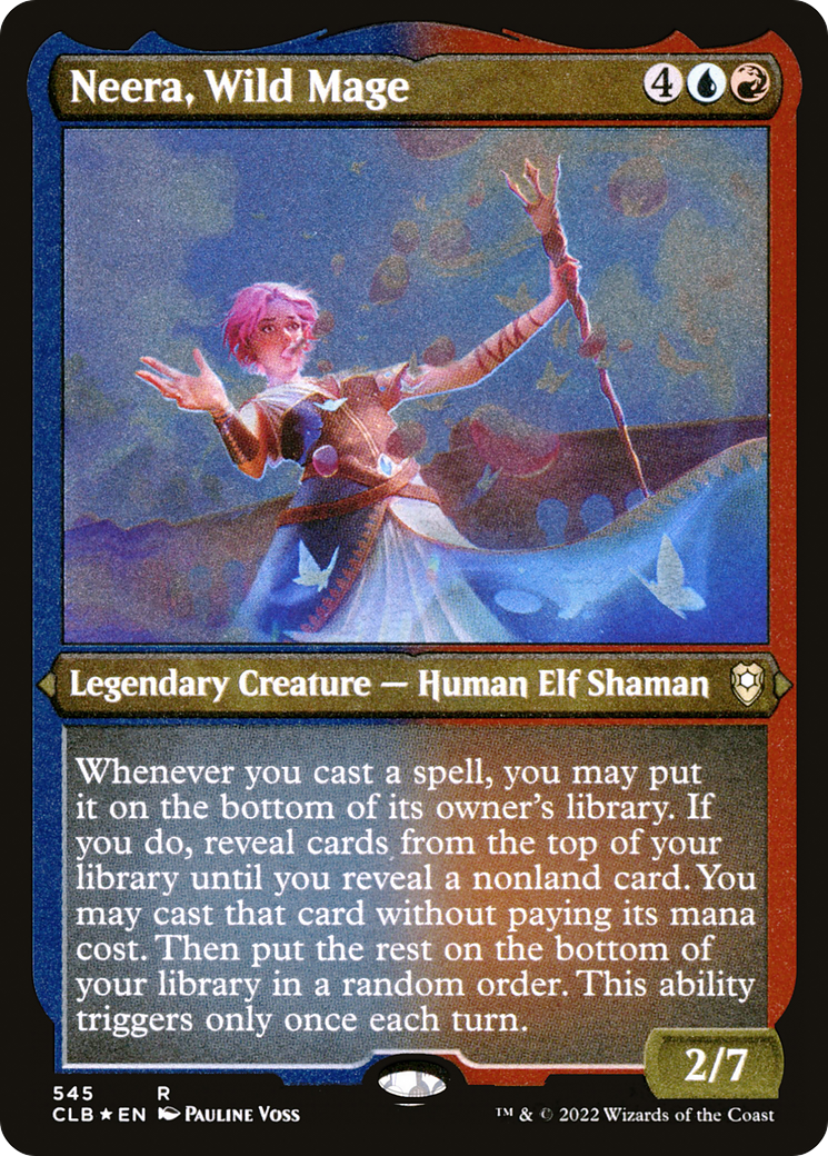 Neera, Wild Mage - Foil Etched
