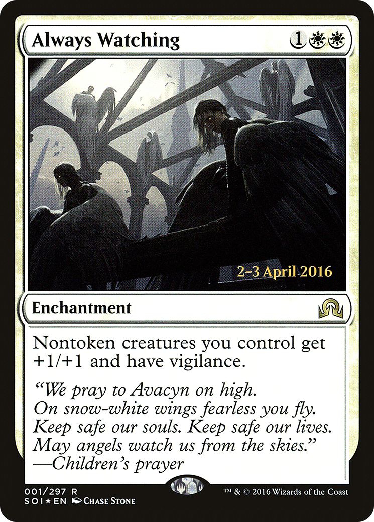 Always Watching (001) (Prerelease) - Foil